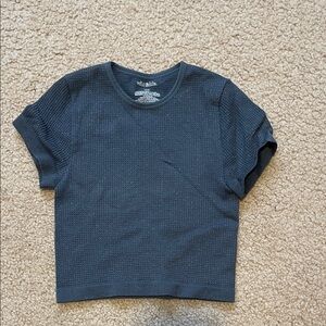 Wild Fable Charcoal Textured Top